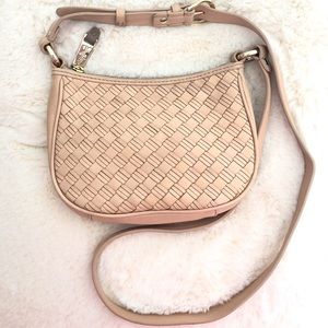 Cole Haan ‘Simona’ woven leather crossbody